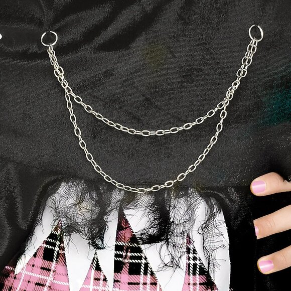 Girls Fun World ACADEMIA Academy Halloween Costume Size S M L Witch School NWT - Picture 4 of 6